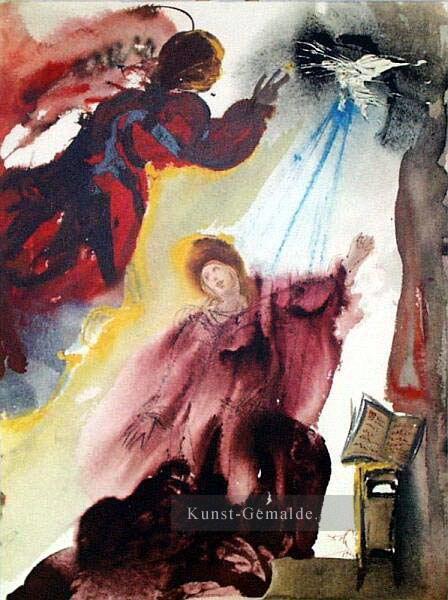 Mariae Annunciato Surrealist Ölgemälde